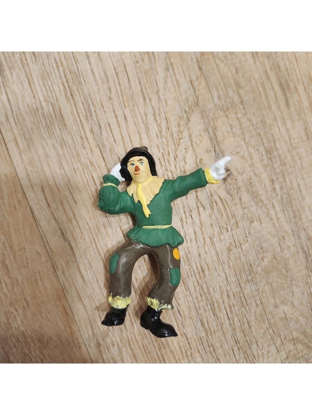 Vintage Wizard of Oz 2.5" Figure Loew's Applause Scarecrow Cake Topper Straw Man